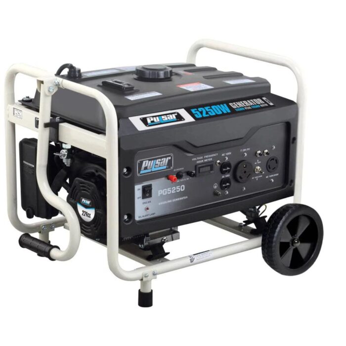 Pulsar 5,250/4,250-Watt Gasoline Powered Recoil Start Portable Generator