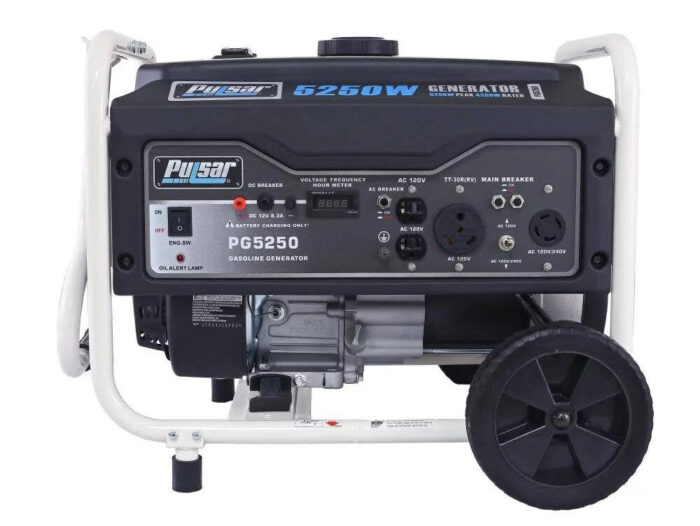 Pulsar 5,250/4,250-Watt Gasoline Powered Recoil Start Portable Generator - Image 2