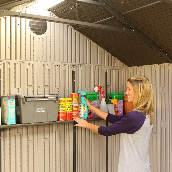 20 ft. W x 8 ft. D Plastic Storage Shed - Image 2