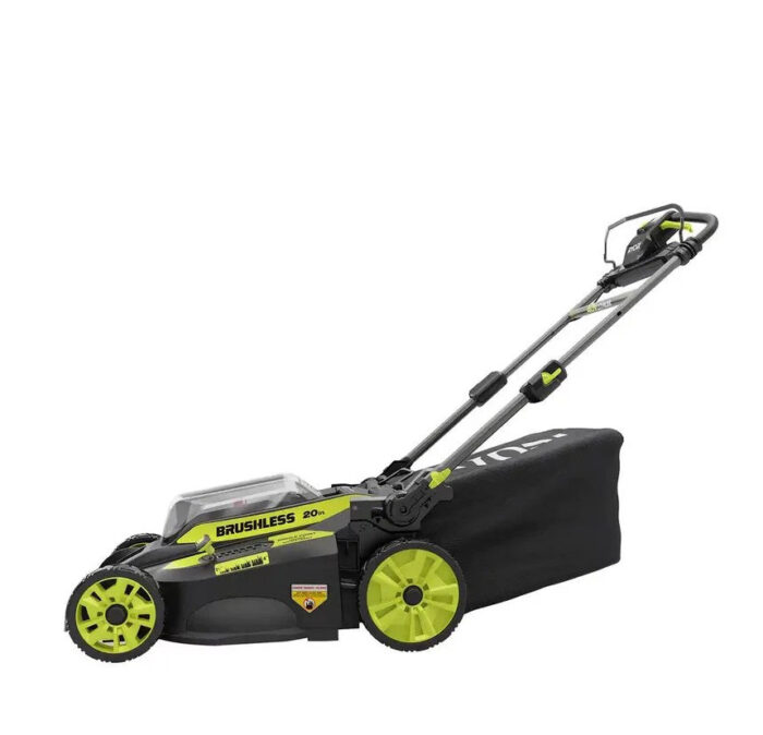 RYOBI 40V Brushless 20 in. Cordless Walk Behind Self-Propelled Lawn Mower with 6.0 Ah Battery & Charger - Image 2