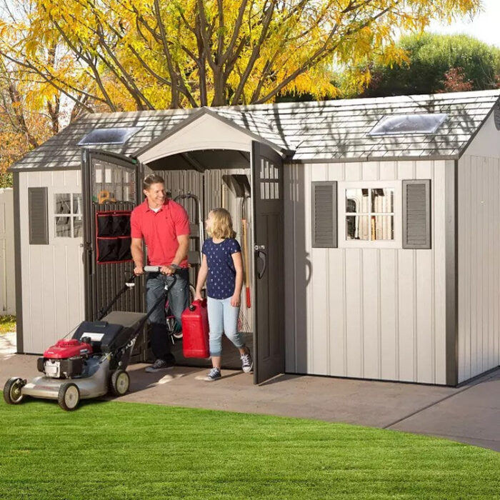 Lifetime 15 FT. X 8 FT. outdoor storage shed - Image 3