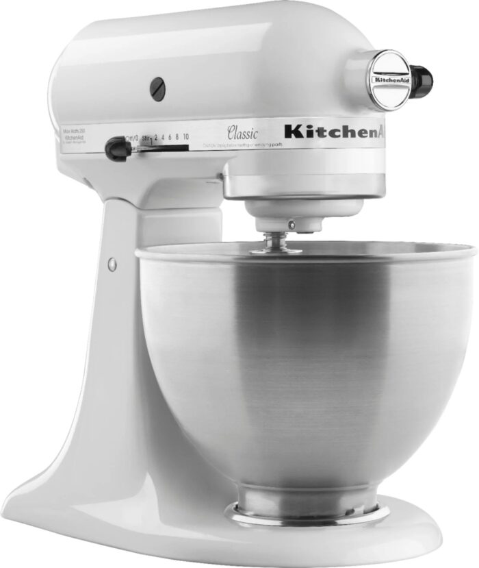 KitchenAid – Classic™ Series 4.5 Quart Tilt-Head Stand Mixer – White - Image 3