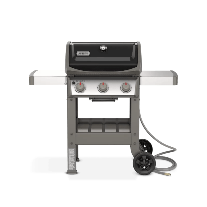 Weber Spirit II E-310 3 Burner Natural GAS Grill Black