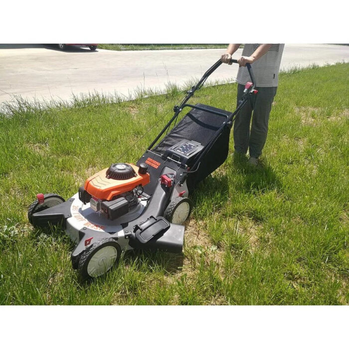 26 in. 208 cc Gas Walk Behind 3-In-1 Wide Area Self Propelled Lawn Mower, Rear Wheel Drive with Blade Brake Clutch - Image 3