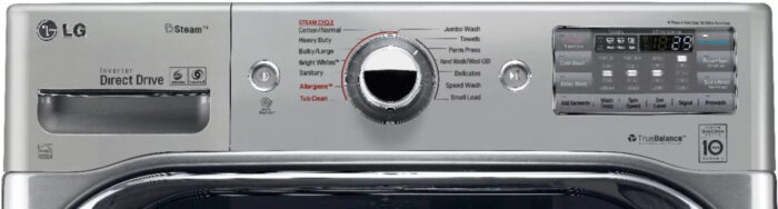 LG – 5.2 Cu. Ft. High Efficiency Front-Load Washer with Steam and TurboWash Technology – Graphite steel - Image 7