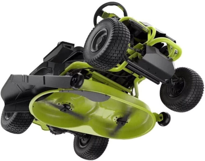 Ryobi 38 inches 100 Ah Battery Electric Rear Engine Riding Lawn Mower RY48111 - Image 3