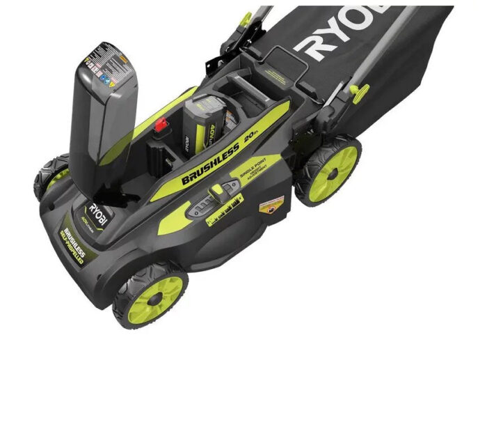 RYOBI 40V Brushless 20 in. Cordless Walk Behind Self-Propelled Lawn Mower with 6.0 Ah Battery & Charger - Image 4