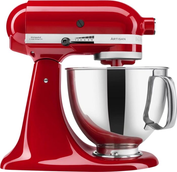 KitchenAid Artisan Series Tilt Head Stand Mixer Empire Red - Image 10