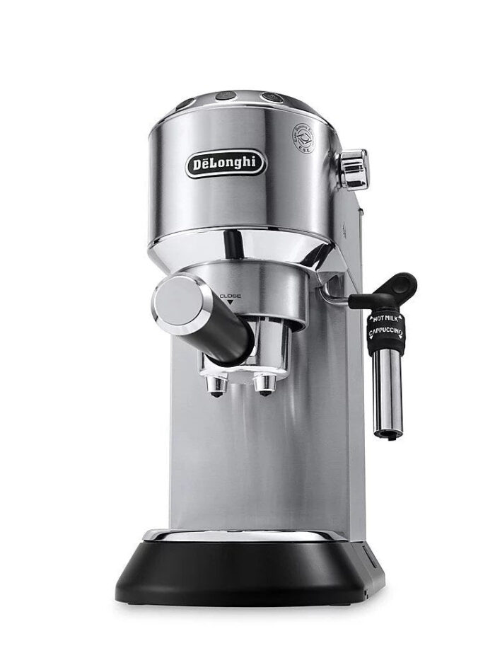 De’Longhi – DEDICA Espresso Machine with 15 bars of pressure and Milk Frother – Metal - Image 2