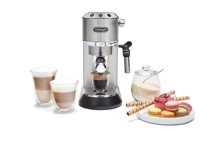 De’Longhi – DEDICA Espresso Machine with 15 bars of pressure and Milk Frother – Metal - Image 7