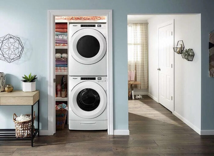 Whirlpool – 4.3 Cu. Ft. High Efficiency Stackable Front Load Washer with 35 Cycle Options – White - Image 5