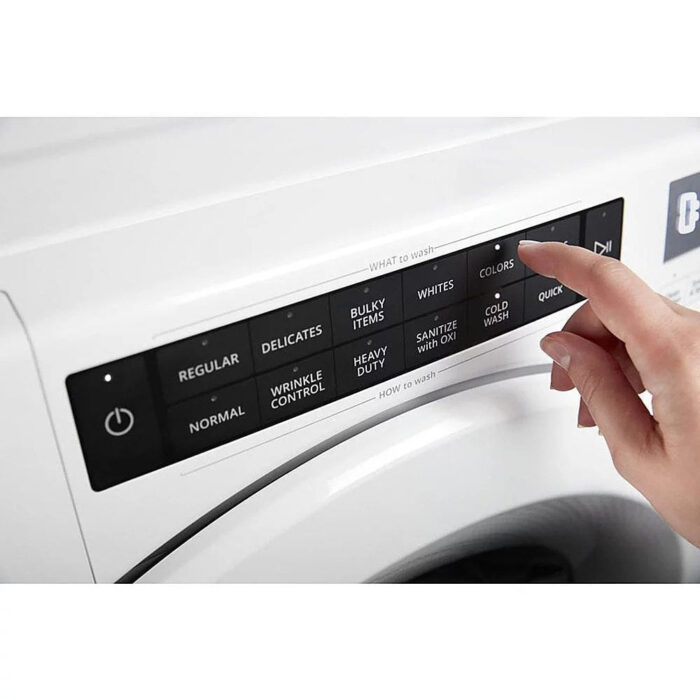 Whirlpool – 4.3 Cu. Ft. High Efficiency Stackable Front Load Washer with 35 Cycle Options – White - Image 10