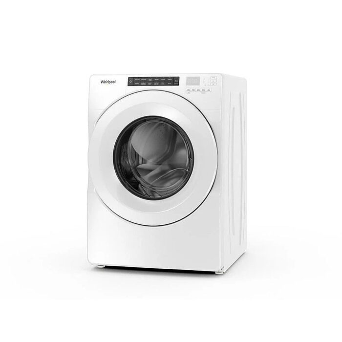 Whirlpool – 4.3 Cu. Ft. High Efficiency Stackable Front Load Washer with 35 Cycle Options – White - Image 2