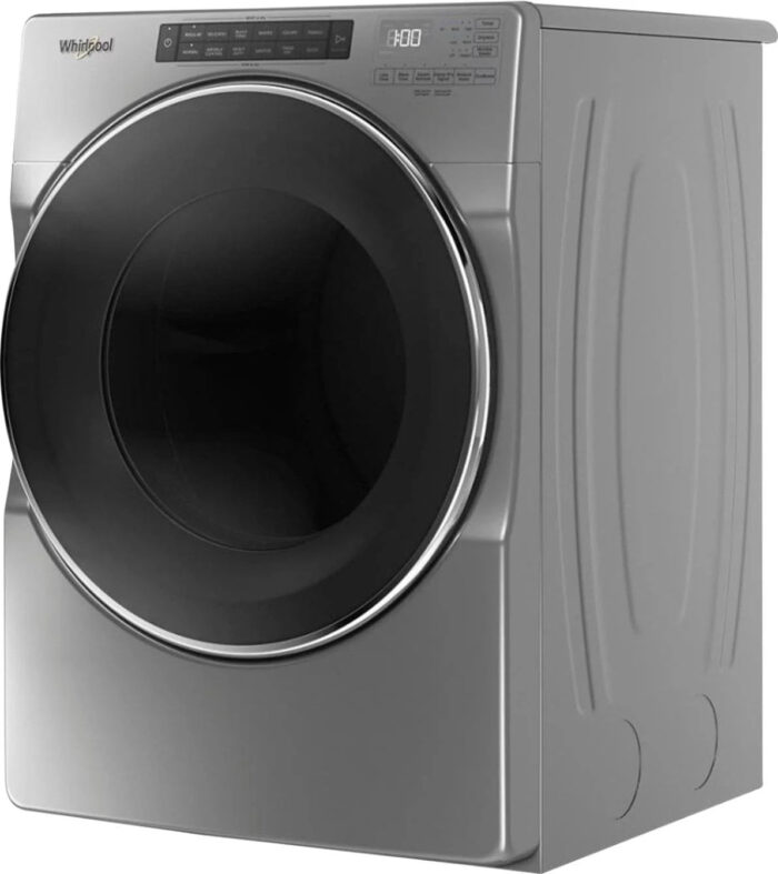 Whirlpool – 4.5 Cu. Ft. High Efficiency Stackable Front Load Washer with Steam and Load & Go XL Dispenser – Chrome shadow - Image 2