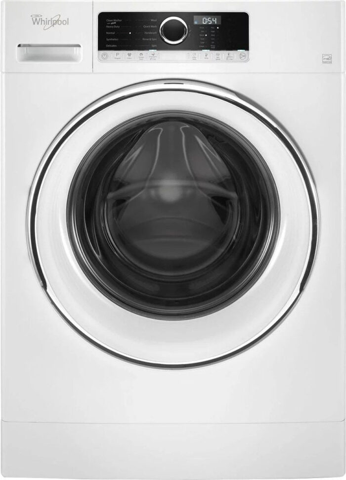 Whirlpool – 2.3 Cu. Ft. High Efficiency Stackable Front Load Washer with Detergent Dosing Aid – White