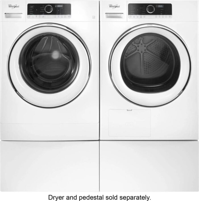 Whirlpool – 2.3 Cu. Ft. High Efficiency Stackable Front Load Washer with Detergent Dosing Aid – White - Image 6