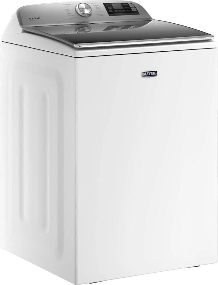 Maytag – 5.3 Cu. Ft. High Efficiency Smart Top Load Washer with Extra Power Button – White - Image 3