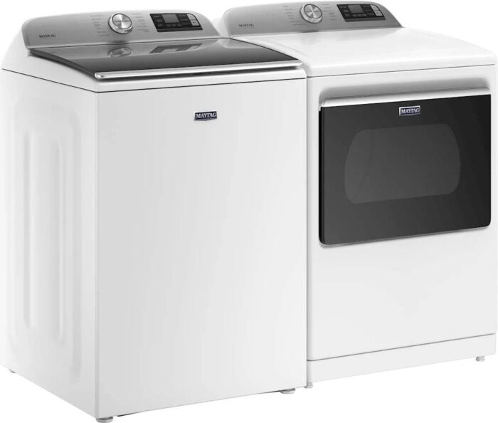 Maytag – 5.3 Cu. Ft. High Efficiency Smart Top Load Washer with Extra Power Button – White - Image 11