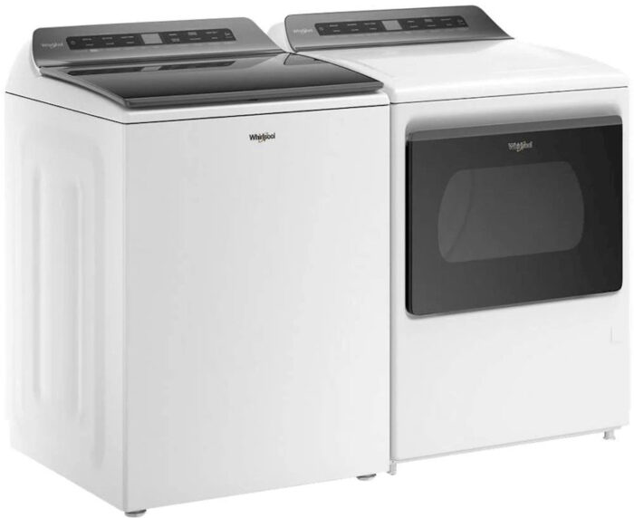 Whirlpool – 4.8 Cu. Ft. High Efficiency Smart Top Load Washer with Load & Go Dispenser – White - Image 4