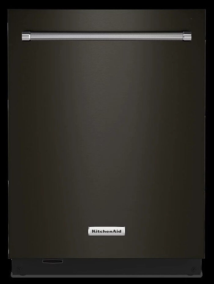 KitchenAid – Top Control Built-In Dishwasher with Stainless Steel Tub, FreeFlex Third Rack, 44dBA – Black stainless steel