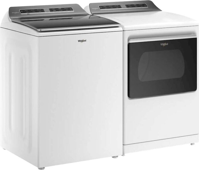 Whirlpool – 5.3 Cu. Ft. Smart Top Load Washer with Load & Go Dispenser – White - Image 8