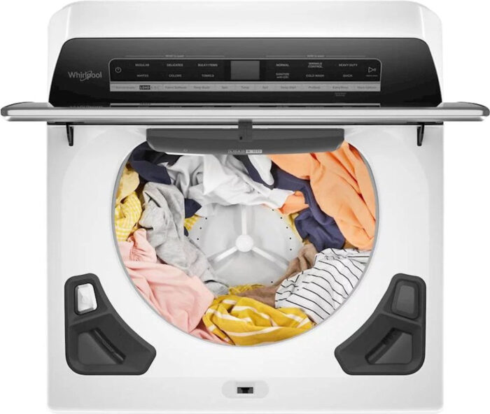 Whirlpool – 5.3 Cu. Ft. Smart Top Load Washer with Load & Go Dispenser – White - Image 6