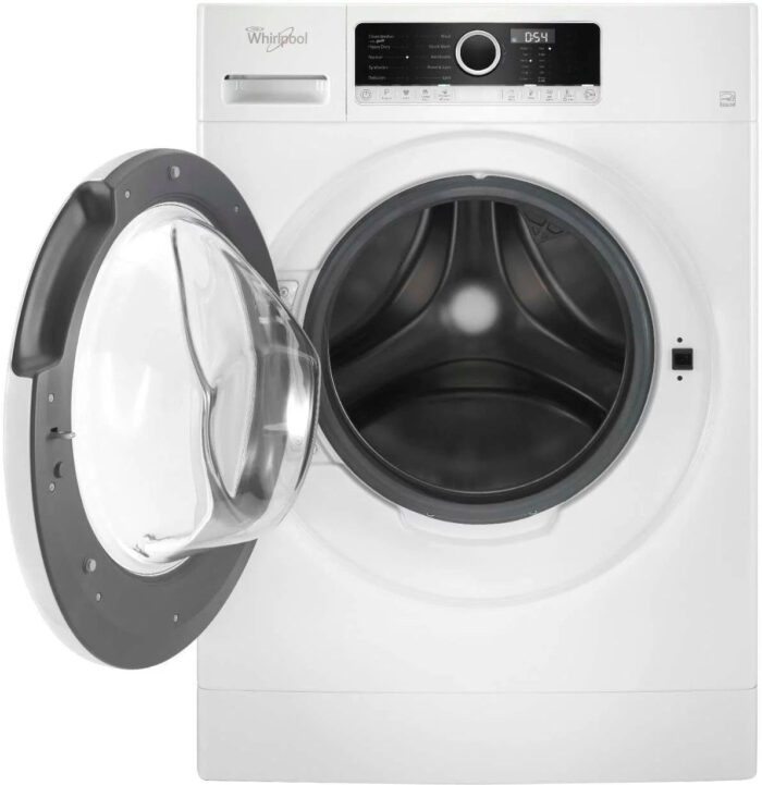 Whirlpool – 1.9 Cu. Ft. High Efficiency Stackable Front-Load Washer with Detergent Dosing Aid – White - Image 2