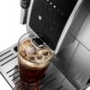 De’Longhi – Dinamica TrueBrew Over Ice Fully Automatic Coffee and Espresso Machine- Chrome and Black - Image 3