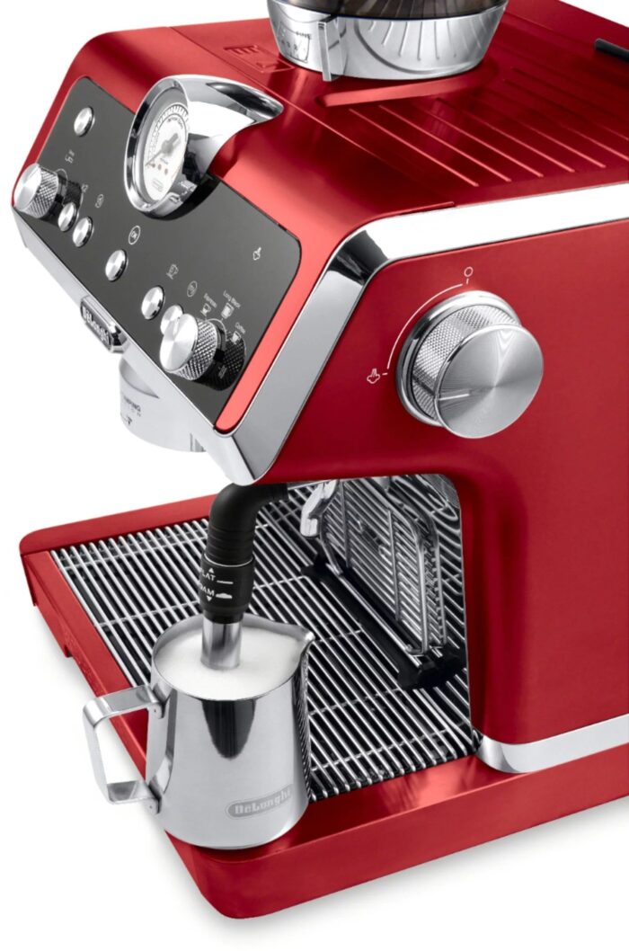 De’Longhi – La Specialista Prestigio Espresso Machine with Active Temperature Control and Dual Heating System – Red - Image 3