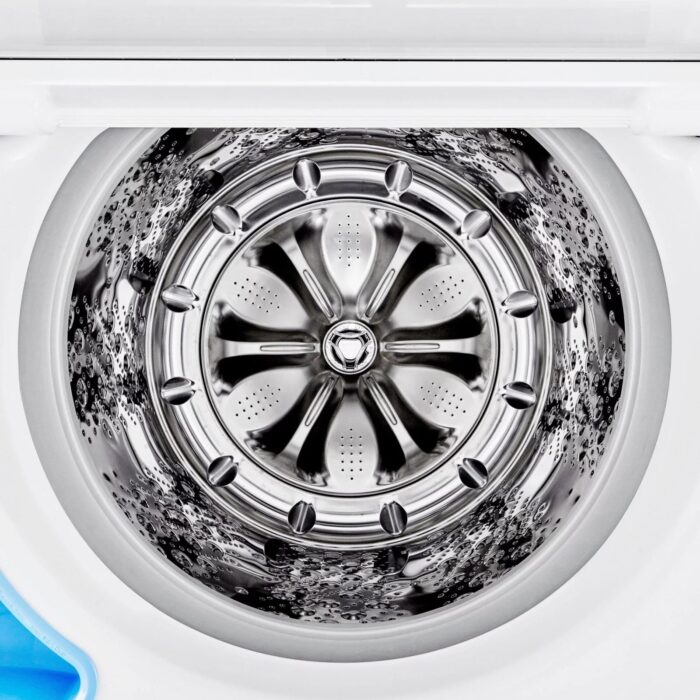 LG – 5.5 Cu. Ft. Smart Top Load Washer with TurboWash3D – White - Image 9