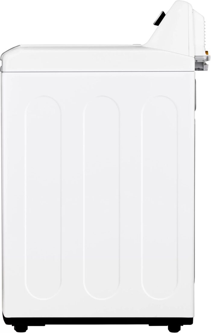 LG – 5.5 Cu. Ft. Smart Top Load Washer with TurboWash3D – White - Image 4