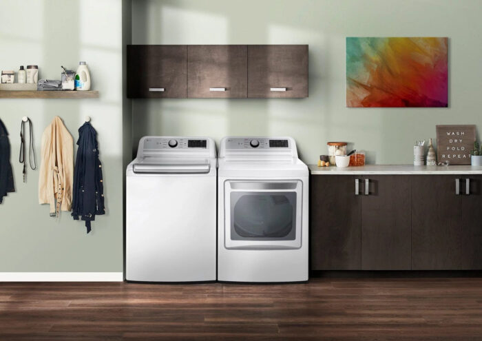 LG – 5.5 Cu. Ft. Smart Top Load Washer with TurboWash3D – White - Image 5