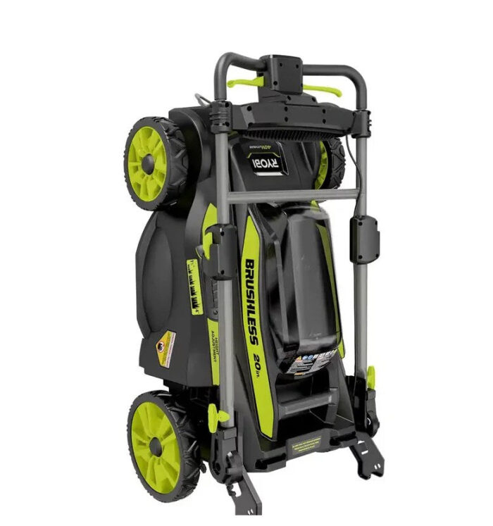 RYOBI 40V Brushless 20 in. Cordless Walk Behind Self-Propelled Lawn Mower with 6.0 Ah Battery & Charger - Image 3