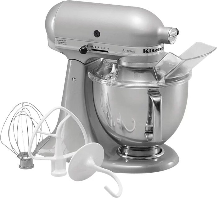 KitchenAid Artisan Series Tilt-Head Stand Mixer -Metallic Chrome - Image 2