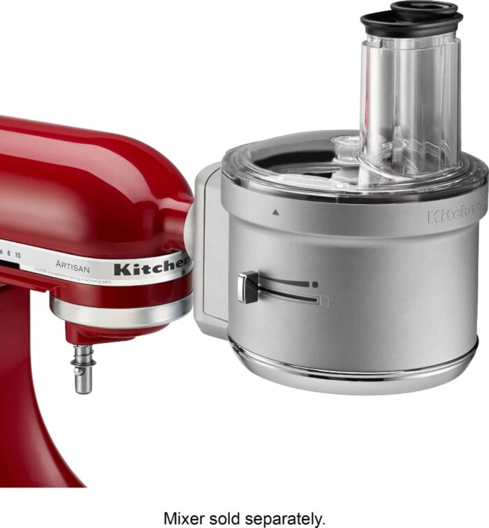 KitchenAid – KSM2FPA Food Processor Attachment Kit with Commercial Style Dicing – Silver - Image 4