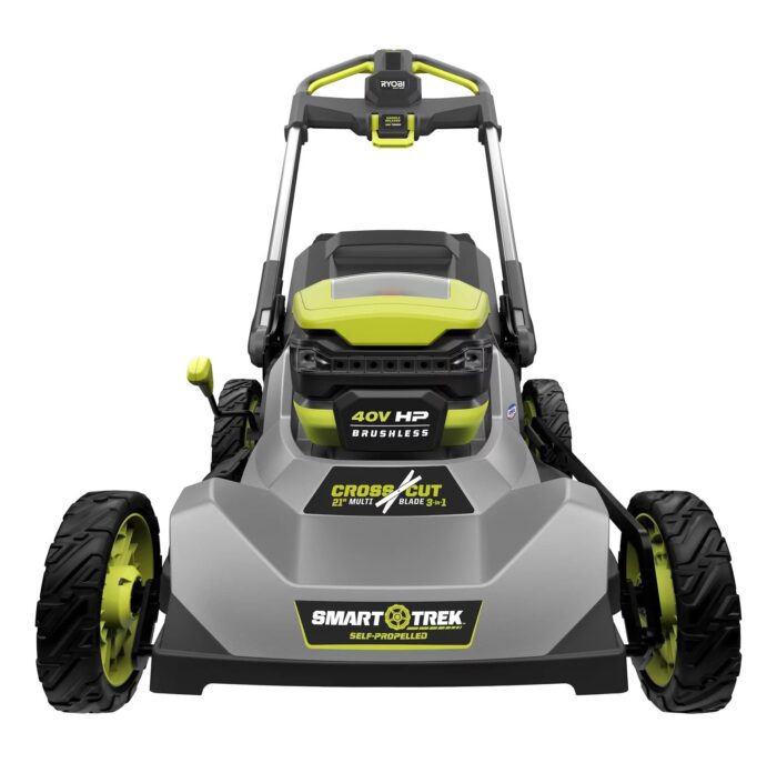 40V HP Brushless 21 in. Cordless Battery Walk Behind Dual-Blade Self-Propelled Mower