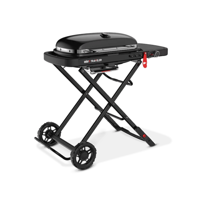 Weber Traveler Portable GAS Grill Stealth Edition