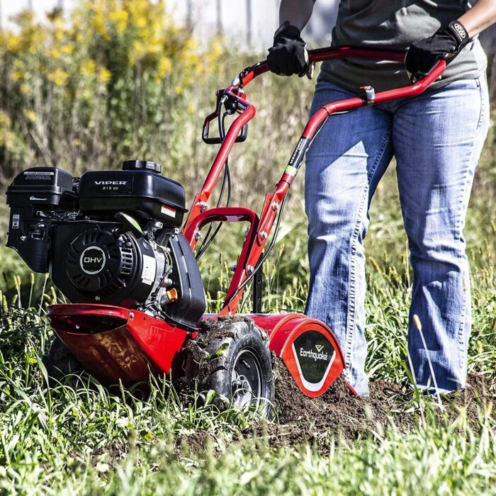 Earthquake® 33970 Victory™ Rear Tine Tiller, Powerful 212cc 4-Cycle Viper™ Engine - Image 4