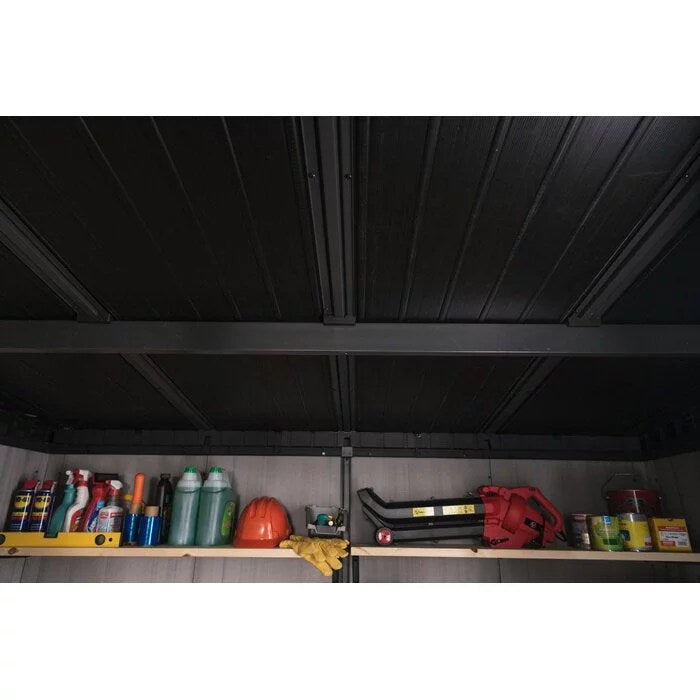 Artisan 9 ft. W x 7.5 ft. D Plastic Storage Shed - Image 8