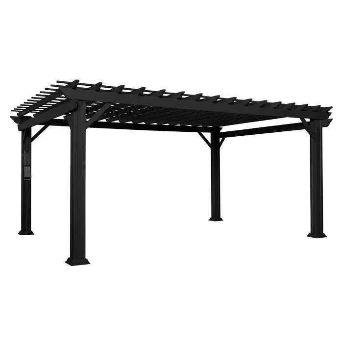 Backyard Discovery 16 ft. x 12 ft. Steel Traditional Pergola - Image 9