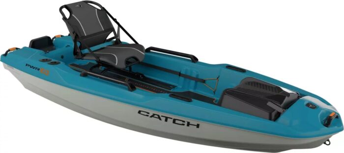 Pelican Catch Pwr 100 Single-Person Fishing Boat – Turquoise Blue - Image 4