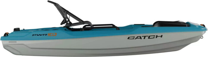 Pelican Catch Pwr 100 Single-Person Fishing Boat – Turquoise Blue - Image 2