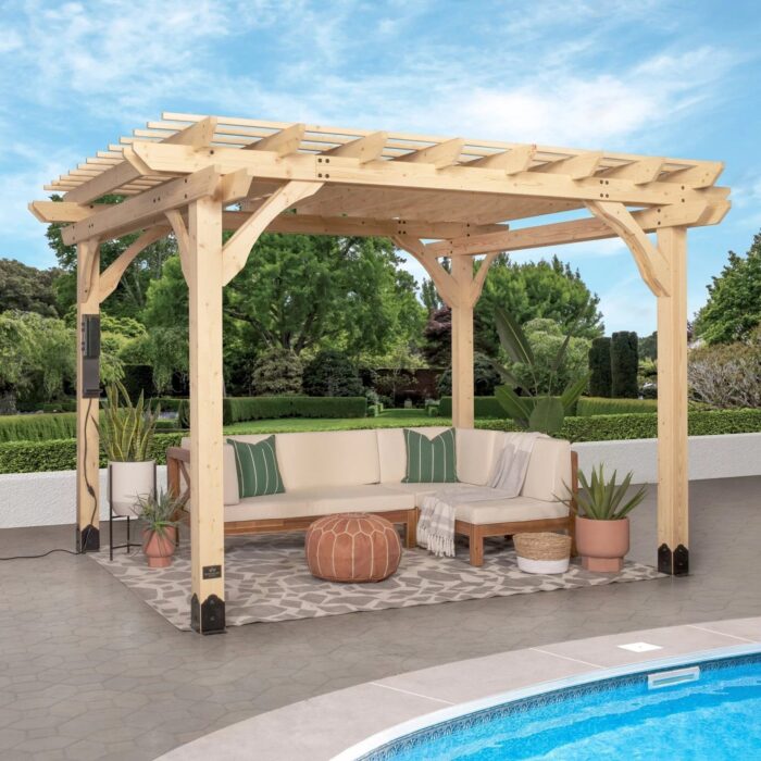 12×10 Fairhaven Pergola Natural