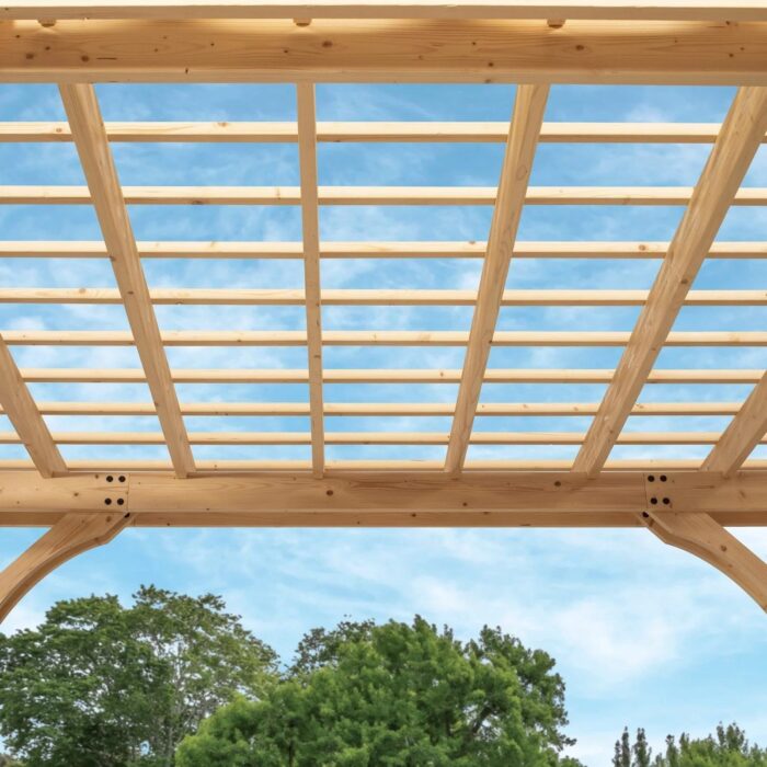 12×10 Fairhaven Pergola Natural - Image 4