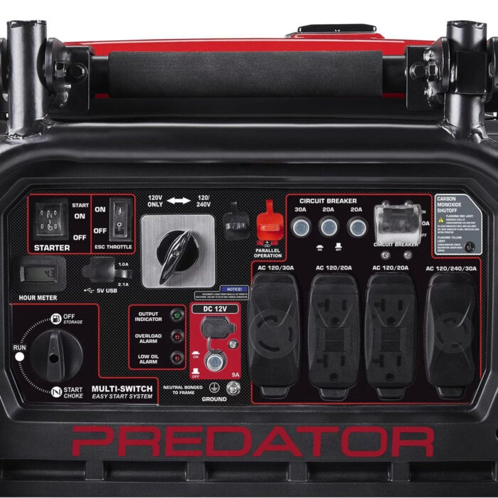 Predator 9500 Watt Super Quiet Inverter Generator with Co Secure Technology - Image 4