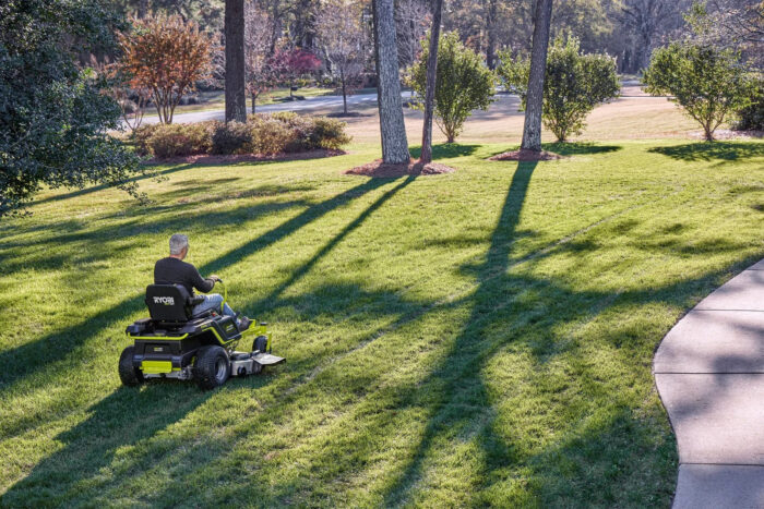 Ryobi 48V HP Brushless 54-inch 115 Ah Battery Electric Riding Zero Turn Mower - Image 7