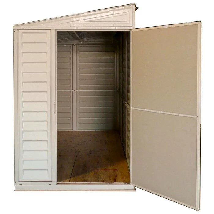 SideMate 4 ft. W x 8 ft. D Plastic Lean-To Storage Shed Installation Included - Image 8