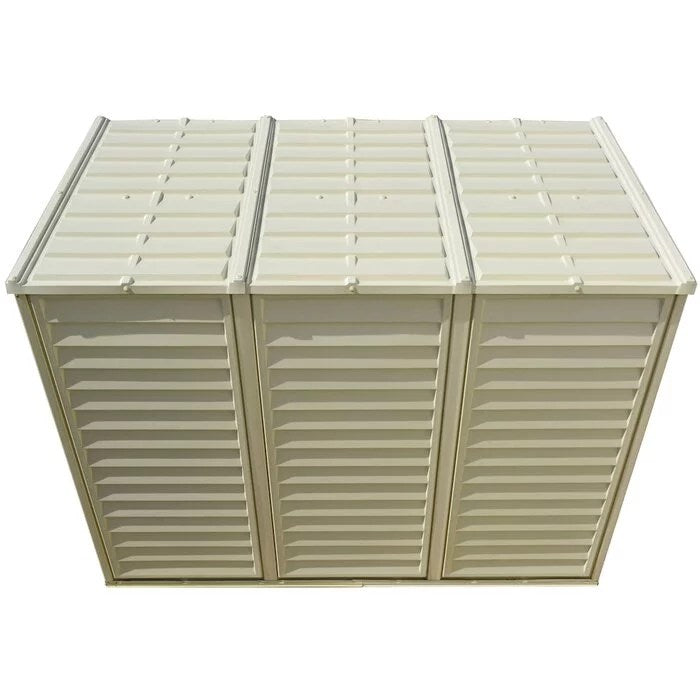 SideMate 4 ft. W x 8 ft. D Plastic Lean-To Storage Shed Installation Included - Image 5