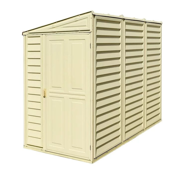 SideMate 4 ft. W x 8 ft. D Plastic Lean-To Storage Shed Installation Included - Image 4