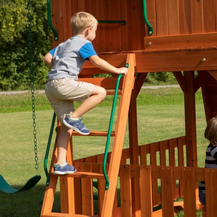 Backyard Discovery Skyfort II Swing Set - Image 4